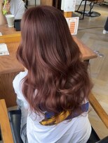 シーナ バイ マグ(siina. by Mag) 大人可愛いブリーチなしダブルカラーピンクオレンジ×夏カラー