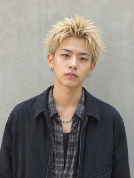キャンバス バイ ネオリーブ 横浜西口(Canvas by neo.) 【横浜】抜きっぱなしハイトーンスパイキーショート