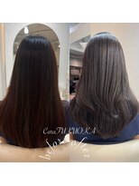 カラフクオカ 薬院駅前(Cara FUKUOKA)&nbsp;ダークグレージュ&レイヤーカット《福岡水素カラー》