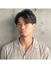 【トップのボリューム感◎】カット+ポイントパーマ［メンズ/毛流れ/垂水］