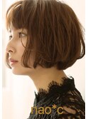 【富雄nao*c tres】大人かわいい小顔☆ナチュラルショートボブ