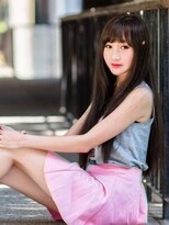 美容室もぜか堂 【もぜか堂】パールアッシュ×ナチュラルロングストレート