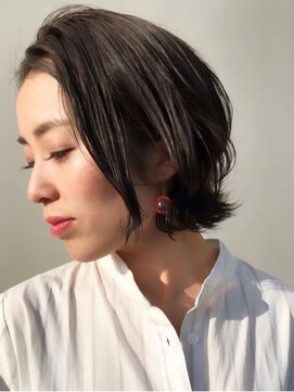 ヘアーメイク セルクル(hair make cercle) 外ハネボブスタイル
