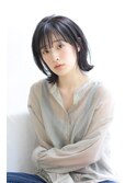 【lagoon加藤信綱】外ハネ×前髪が可愛い♪大人ウルフボブ春夏