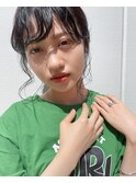 アップスタイル / ヘアアレンジ / 地毛風カラー / ミディアム