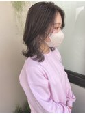 チラッとグレーイヤリングカラー 20代30代