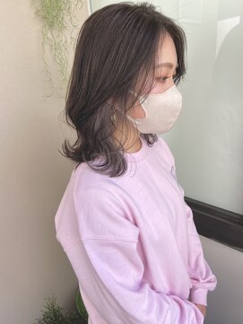 アバース(abirth) チラッとグレーイヤリングカラー 20代30代