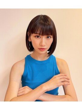 ミンクスリッカ 表参道(MINX RICCa) 大人ボブ 前下がりボブ