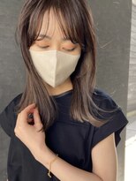 アンガーデン(Une GARDEN)&nbsp;大人可愛い グレージュカラー シルキーベージュ  デザインカラー