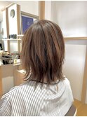 ミディアムウルフスタイル(カラーカット、ヘッドスパ)