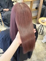 フィーユアンウル 梅田茶屋町(fille en uru.)&nbsp;ピンクカラー×髪質改善トリートメント