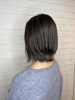 サボン ヘア デザイン カーザ(savon hair design casa+) 白髪ぼかしハイライト×オリーブベージュ