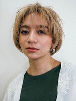 ピズム(PISM)&nbsp;グランマッシュボブ／ブリーチオンカラー/ふんわりカール