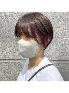 オアハカタ(oa hakata) くびれショート×インナーカラー