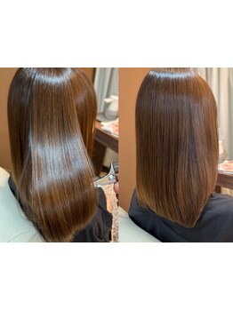 素材にこだわったケアで髪内部からしっかり補修。髪本来の美しさを引き出し、触りたくなる質感に★