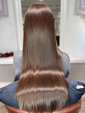 アルル 銀座(alulu) シフォンベージュ/髪質改善/20代30代/ロングヘアー