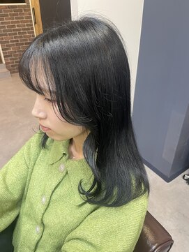 フラッグ(flag) blue black☆