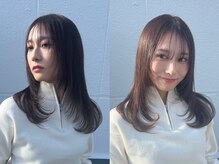 【2way前髪】はカットで決まります◎下げても、上げても可愛い前髪カットはお任せください【横浜/横浜駅】