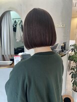 ロンドエニカ 大宮(Lond enika)&nbsp;韓国レイヤーショートボブケアブリーチダブルカラー[大宮]