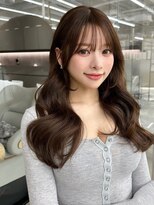 コア 表参道(COA)&nbsp;レイヤーカット/ウエットヘア/オリーブベージュ/表参道/表参道駅