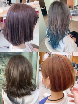 ヴァンカウンシル 伊勢佐木町店(VAN COUNCIL)の写真/【AujuaTR取扱】ケアカラーでダメージレス◎艶感抜群の髪色に☆エイジングケアカラー白髪ぼかしも好評◎
