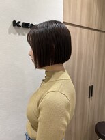 ステラバイケンジ(STELLA by KENJE)&nbsp;大人綺麗ボブ/藤沢/髪質改善縮毛矯正/ショート/脱白髪染め透明感