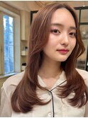 イメチェン前髪小顔ロング_銀座