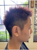赤髪スパイキー