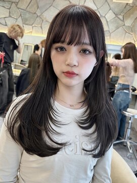 サイン 表参道(SIGN) 韓国ヘアレイヤーカットブリーチ無しヘア