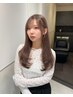 カット+カラー+髪質改善縮毛矯正+クイックtr[レイヤーカット/髪質改善/渋谷]