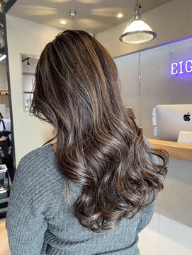 エイト 博多店(EIGHT hakata) ハイライトグレージュカラー