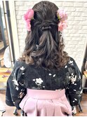 袴×ヘアアレンジ