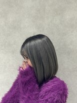 アーモンド 米子店(Au monde)&nbsp;グレージュ×細ハイライト