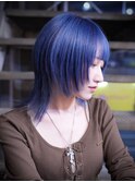 ウルフカット/中性ウルフ/ショートウルフ/ハイトーンウルフ