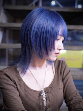 ポプルス(popls) ウルフカット/中性ウルフ/ショートウルフ/ハイトーンウルフ