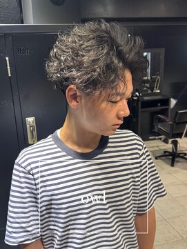 アウル 心斎橋(owl) フェザーパーマ/フェザーショート/メンズカット/メンズパーマ