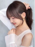 韓国ヘア/くびれヘア/顔周りカット/ヨシンモリ/顔周りカット