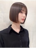 【BOTANIUM by Rr SALON】ぱっつんミニボブ