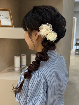 ヴィサージュアクト(VISAGE a.c.t) サイド編みおろし