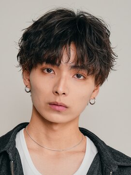 フィフス(fifth) 無造作シャドウパーマメンズラウンドマッシュウルフカットfifth