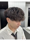 広島メンズ/シャドウパーマ/韓国スタイル/緩めパーマ