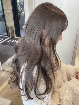 ディモアンド 表参道(Dimo&) x透明感カラー/イメチェン/ホワイトブロンド/外ハネボブ/美髪