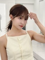 アマトウキョウスマートサロン(AMA TOKYO×Smart Salon) くびれレイヤー/顔まわりカット/レイヤーカット/小顔ヘア