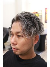 グラッドマンズカットクラブ 立川(GLADMAN'S CUT CLUB)&nbsp;メンズパーマメンズメッシュスパイラルパーマメンズカット