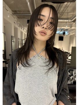 シティ(sity.) 天神　ブリーチカラー　顔まわりレイヤー　レイヤーカット