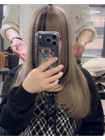 オズ 梅田店(OZ)&nbsp;ハイミルクティーグレージュ×リフトレイヤー/エクステ3枚