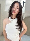 20代30代ショートボブレイヤーカット透明感カラー