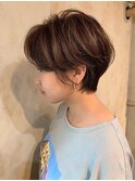レイヤーカット/韓国ヘア/ショートカット/梅田
