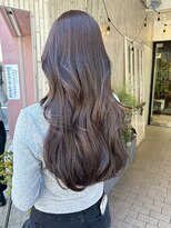 ヘアプレイスソル (HAIR PLACE SoL)&nbsp;透明感シアーグレージュ/レイヤーカット/ロング