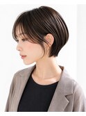 20代30代40代◎前髪ストレートで朝ラク丸みショート